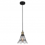 SLD963.333.01 Светильник подвесной ST-Luce Черный, Бронза/Черный E27 1*60W