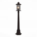 SL080.415.01 Светильник уличный наземный ST-Luce Темный кофе/Прозрачный, Темный кофе E27 1*60W