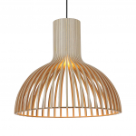 SL709.703.01 Светильник подвесной ST-Luce Белый/Светлое дерево E27 1*60W