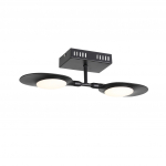 SL824.401.02 Светильник настенно-потолочный ST-Luce Черный/Черный, Белый LED 2*6,5W