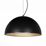 SL279.403.01 Светильник подвесной ST-Luce Черный/Черный, Серебристый E27 1*60W