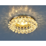 206 MR16 GD/CL / Светильник встраиваемый золото/прозрачный