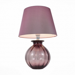 SL968.604.01 Настольная лампа ST-Luce Хром, Пурпурный/Пурпурный, Белый E27 1*60W (из 2-х коробок)