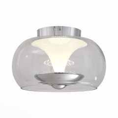 SL477.102.01 Светильник потолочный ST-Luce Хром/Прозрачный, Белый LED 1*15W