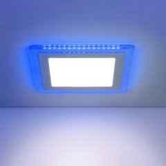 DLS024 10W 4200K / Светильник встраиваемый подсветка Blue
