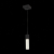 SL216.403.01 Подвес ST-Luce Черный/Прозрачный LED 1*3W
