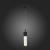 SL216.403.01 Подвес ST-Luce Черный/Прозрачный LED 1*3W