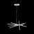 SL961.103.06 Люстра подвесная ST-Luce Хром/Белый, Хром LED 6*12W