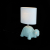 SL981.804.01 Настольная лампа ST-Luce Голубой, Хром/Голубой E27 1*60W (из 2-х коробок)