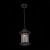 SL080.403.01 Светильник уличный подвесной ST-Luce Темный кофе/Прозрачный, Темный кофе E27 1*60W