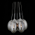 SL433.103.07 Светильник подвесной ST-Luce Хром/Дымчатый G4 LED 7*3W