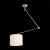 SL460.102.01 Светильник потолочный ST-Luce Хром/Белый E27 1*60W (из 2-х коробок)