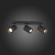 SL597.401.03 Спот ST-Luce Черный, Хром/Черный GU10 LED 3*3W