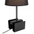 SLE301.404.01 Настольная лампа c USB ST-Luce Черный/Черный E14 1*40W