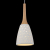 SL288.503.01 Светильник подвесной ST-Luce Белый, светлое дерево/Белый E27 1*60W