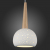 SL288.553.01 Светильник подвесной ST-Luce Белый, светлое дерево/Белый E27 1*60W