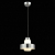 SL345.013.01 Подвес ST-Luce Хром/Белый, Хром LED 1*5W