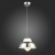 SL345.103.01 Подвес ST-Luce Хром/Белый, Хром LED 1*5W