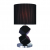 SL985.404.01 Настольная лампа ST-Luce Хром, Черный/Черный E27 1*60W (из 2-х коробок)