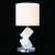 SL985.504.01 Настольная лампа ST-Luce Хром, Белый/Белый E27 1*60W (из 2-х коробок)