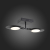 SL824.401.02 Светильник настенно-потолочный ST-Luce Черный/Черный, Белый LED 2*6,5W