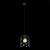 SL195.403.01 Светильник подвесной ST-Luce Черный/Черный E27 1*60W