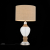 SL971.514.01 Настольная лампа ST-Luce Хром, Прозрачный, Коричневый/Бежевый E27 1*60W