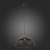 SL272.453.01 Светильник подвесной ST-Luce Коричневый/Коричневый E27 1*40W
