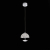 SL781.103.01 Светильник подвесной ST-Luce Хром/Прозрачный LED 1*5W