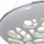 SL271.503.01 Светильник потолочный ST-Luce Хром/Белый LED 1*38W