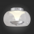 SL477.102.01 Светильник потолочный ST-Luce Хром/Прозрачный, Белый LED 1*15W