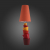 SL996.604.01 Настольная лампа ST-Luce Красный, Желтый, Бордовый/Оранжевый E27 1*60W (из 2-х коробок)