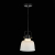 SL714.443.01 Светильник подвесной ST-Luce Черный с золотом/Белый E27 1*60W