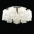 SL116.052.12 Люстра потолочная ST-Luce Серебристый/Белый E27 1*60W (из 2-х коробок)