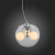 SL512.103.03 Светильник подвесной ST-Luce Хром/Прозрачный E27 Globe 3*60W