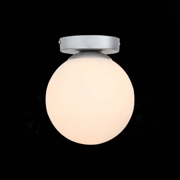 SL717.501.01 Светильник настенно-потолочный ST-Luce Серебристый/Белый E27 1*40W