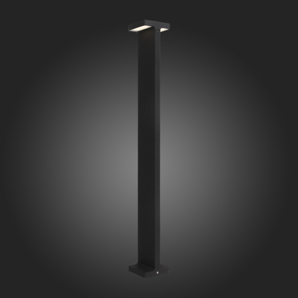 SL095.445.02 Светильник уличный наземный ST-Luce Черный/Черный LED 2*6W