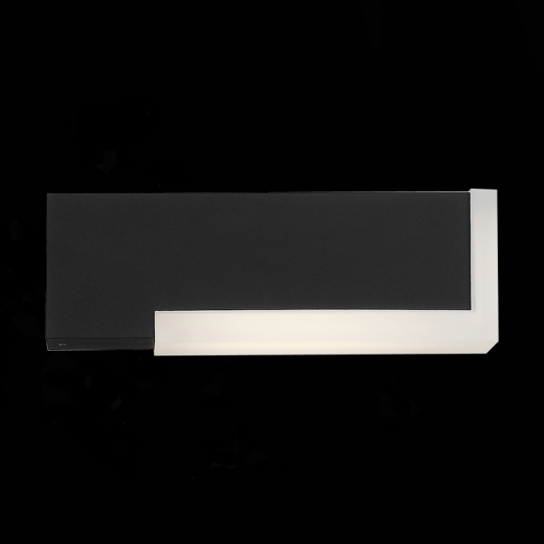 SL096.401.02 Светильник уличный настенный ST-Luce Черный/Белый LED 2*2W