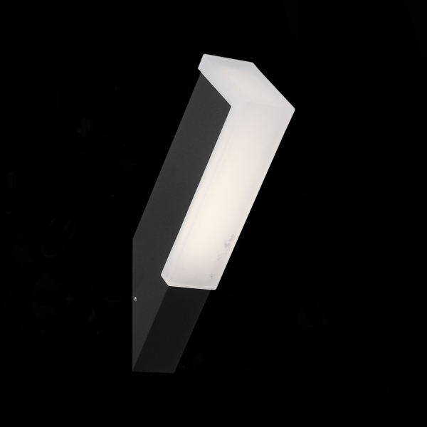SL096.411.02 Светильник уличный настенный ST-Luce Черный/Белый LED 2*2W