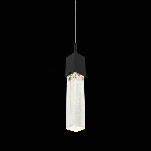SL216.403.01 Подвес ST-Luce Черный/Прозрачный LED 1*3W