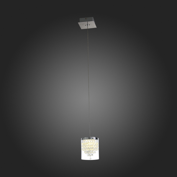 SL823.103.01 Подвес ST-Luce Хром/Прозрачный LED 1*6W