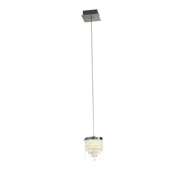 SL823.103.01 Подвес ST-Luce Хром/Прозрачный LED 1*6W