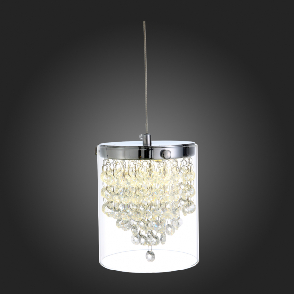 SL823.103.01 Подвес ST-Luce Хром/Прозрачный LED 1*6W