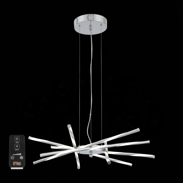 SL961.103.06 Люстра подвесная ST-Luce Хром/Белый, Хром LED 6*12W