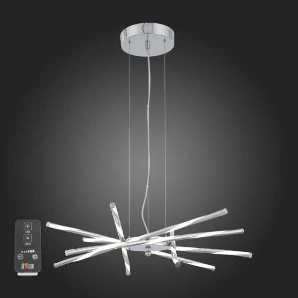 SL961.103.06 Люстра подвесная ST-Luce Хром/Белый, Хром LED 6*12W