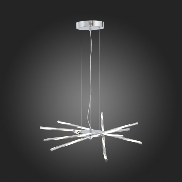 SL961.103.06 Люстра подвесная ST-Luce Хром/Белый, Хром LED 6*12W