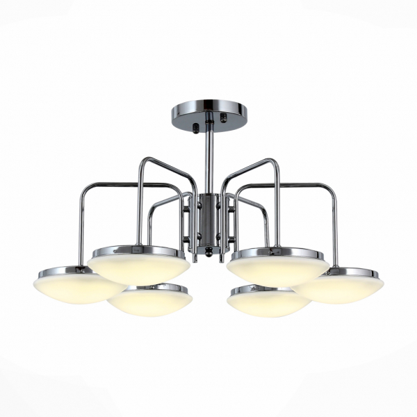 SLE120.102.06 Люстра потолочная ST-Luce Хром/Белый LED 6*12W