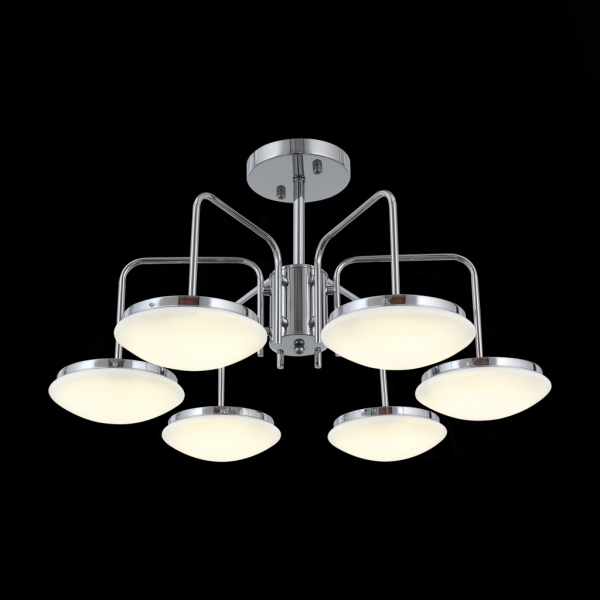 SLE120.102.06 Люстра потолочная ST-Luce Хром/Белый LED 6*12W
