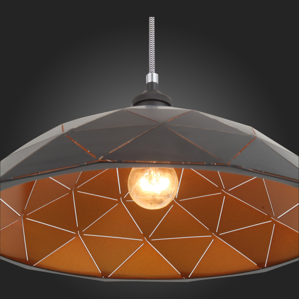 SL258.443.01 Подвес ST-Luce Черный/Черный, Золото E27 1*60W