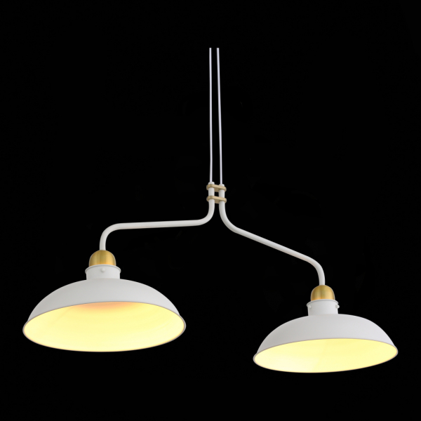 SL323.503.02 Светильник подвесной ST-Luce Белый/Белый E27 2*60W